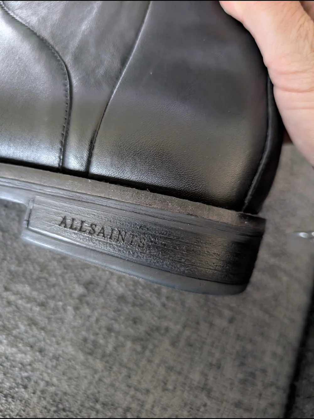 ALLSAINTS  hollow zip boot